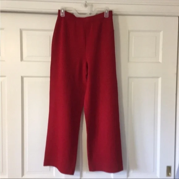 St. John Red Dress Pants Size 8